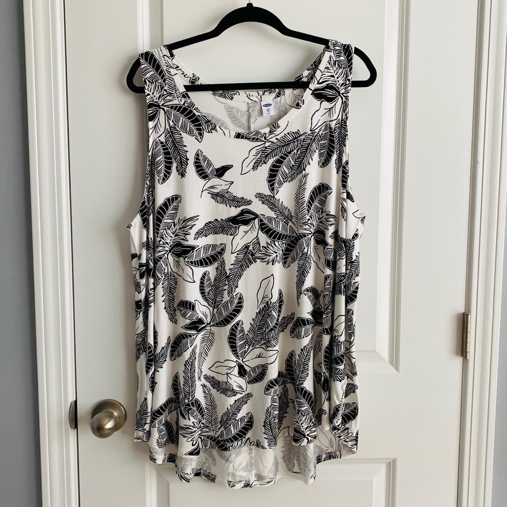 NWT Old Navy Luxe Leaf Tank XXL
